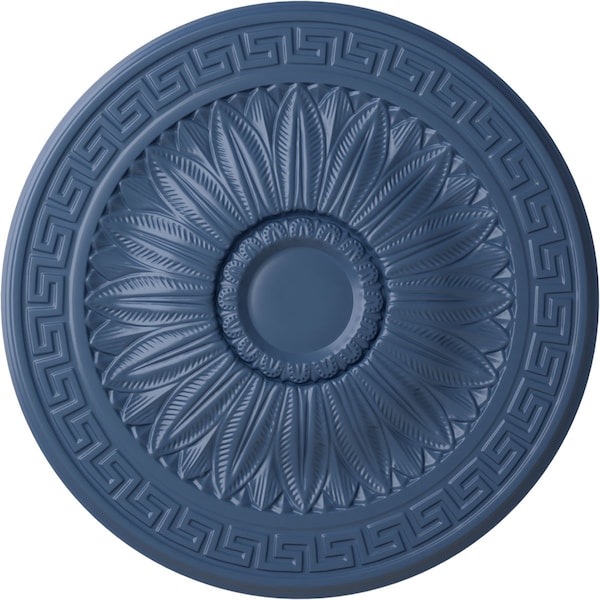 Ekena Millwork Randee Ceiling Medallion (Fits Canopies up to 3 7/8"), Hand-Painted Americana, 20"OD x 1 3/8"P CM20HAAMF - main